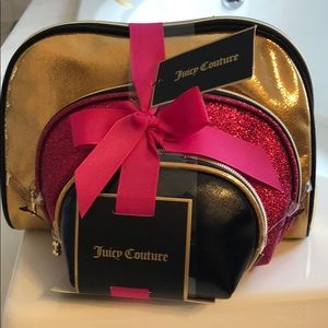 Juicy couture make up bag set